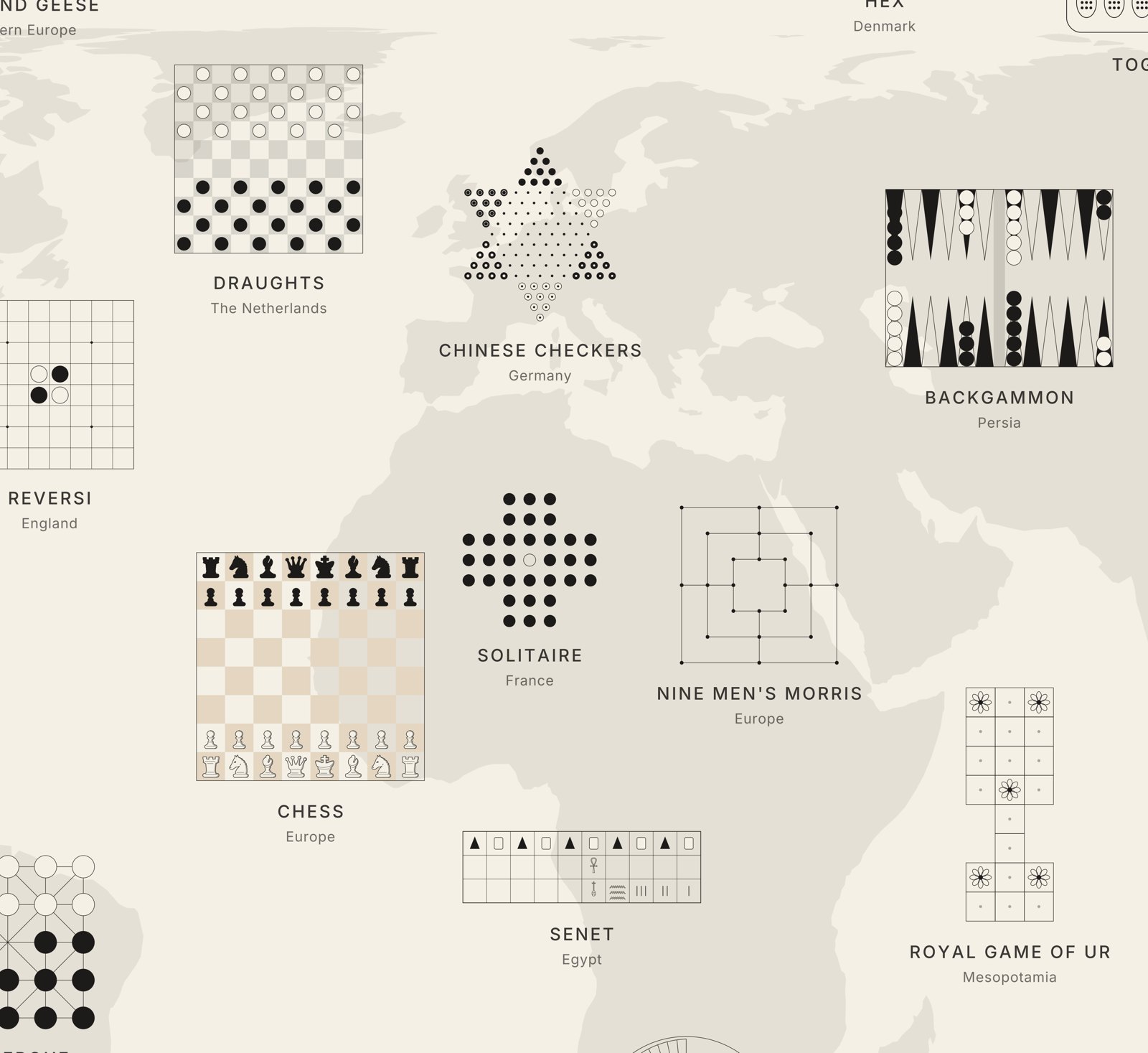 The Board Game Atlas, detail