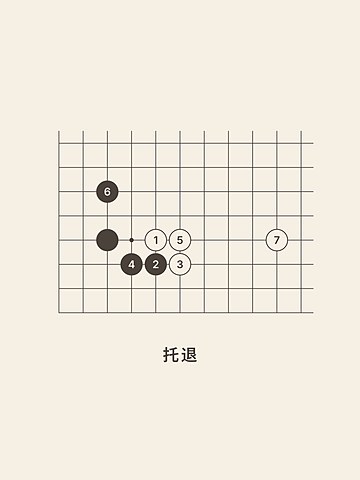 Weiqi · 3-4 · high approach · attach and draw back